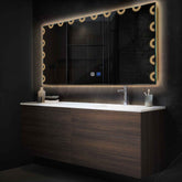 Espejo LED Rectangular | Botones táctiles | Función antivaho | Luz blanca cálida - Reyze Seria Edge Model 4